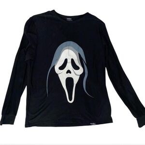 scream ghost face long sleeve tshirt